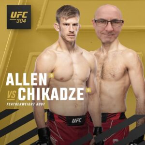 Arnold Allen Instagram - A shame I have to fight my uncle, love ya @terry.allen657 but you've crossed the line, see you in Manchester.

#UFC304