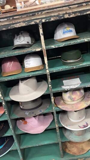 Arsenio Hall Instagram - Omar Hernandez the “glad hatter” of @meshikahats putting the final distressing touches on my newest lid! You only get one bite at the apple on this step!