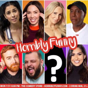 Arsenio Hall Instagram - TONIGHT: #silverman #cummings #glaser #santino #franzese #keenan and more! @thecomedystore 🎤🔥
@horriblyfunnycomedy