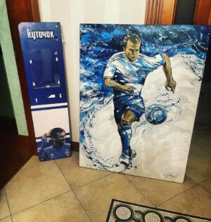 Artem Milevskyi Instagram - Anatolich bratva peredala 🔵⚪️,udachi s turkami!!!Ya peredam @oleg.gusiev 💪