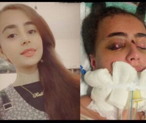 Artemis Pebdani Instagram - RP• @ninaansary 16 year old Hasti Hossein Panahi has been in a coma since November 2022 after being brutally beaten with a baton by Islamic Republic security forces.
Her family has been told there is no hope for recovery. 

Designate the IRGC as a terrorist organization.

#mahsaamini #hastihosseinpanahi #iranprotests #iranrevolution #irgcterrorists #freeiran