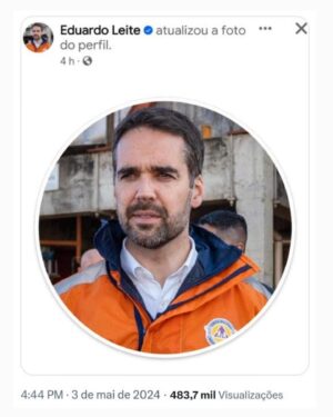 Arthur Morisson Instagram - Parabéns, governador @eduardoleite45, tenho certeza que era isso o que a população do seu estado estava esperando que você fizesse! 👏👏👏