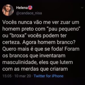 Arthur Morisson Instagram - Os homens brancos inventaram a masculinidade. 

Antes disso, os pacíficos povos africanos usavam batom e dançavam Anitta sem serem julgados.