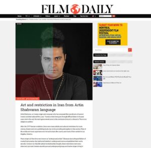 Artin Shahvaran Instagram - سايت و نشريه بين المللى فيلم ديلى
‏Filmdaily.co
‏#artinshahvaran #filmdaily #iranian #iranmusic