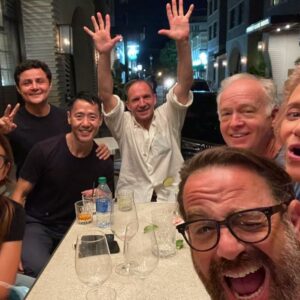 Arturo Castro Instagram - What a beautiful experience this was! Spent 2 months down in Savannah with this amazing group of people. Each day was a masterclass in acting, and an absolute honor to be a part of.

The cast, the director, producers, the whole crew; not a single unkind person among them and that’s an astounding feat. 

Thankful for the friends I made, the lessons I learned and so excited to share this amazing movie w you guys!
❤️❤️❤️

#TheMenu 

Thanks to @aimeecarrero for cataloguing this experience so well 📸