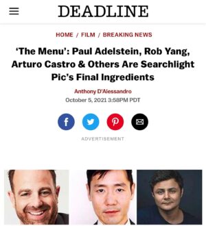 Arturo Castro Instagram - This is what I’ve been shooting down in Savannah, honored to work with all these folks and I’m sorry to Judith Light for freaking out every time she walks on set. :)
#TheMenu #FoxSearchlight