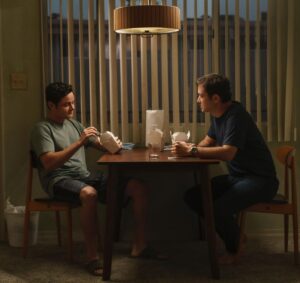 Arturo Castro Instagram - Today’s the season finale of #MrCorman. 

Some of my favorite parts of the show were these two adult friends having at least one meal a day together, like family.

And that’s what shooting this season felt like, in Vin diesel voice “‘‘twas about family”.

Thank you to all who watched, and everyone who makes this story possible. ❤️❤️