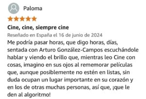Arturo González-Campos Instagram - Gracias, Paloma 😊