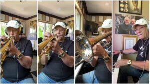 Arturo Sandoval Instagram - “Cubaneando pa’ Empezar la Semana”
A. Sandoval, compositor.