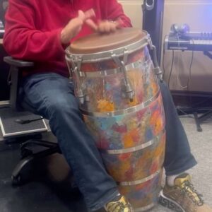 Arturo Sandoval Instagram - Thank you so much to Francis Mercier, the owner of “Moperc” percussion instruments in Canada, for this beautiful conga.