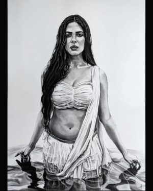Arunoday Singh Instagram - LADY OF THE LAKE

(Charcoal 3.5 ft x 4 ft)

Second of a series of three pieces I decided to do of @malavikamohanan_ 
Original photograph by @bharat_rawail
•
SWIPE for progress video
•
#sufisoulsketchery #charcoalArt