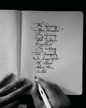 Arunoday Singh Instagram - •
The Givers,
Are healed
By Giving.
The Takers
Emptied,
By Taking.
The tragedy,
Is how few
Of either
Sees this,
Until
The end.
•
•
#SufiSoulPoetry #TheTragedyOfBeingHuman