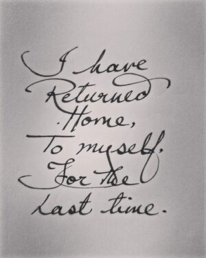 Arunoday Singh Instagram - •
I have
Returned
Home,
To myself,
For the
Last time.
•
•
#SufiSoulPoetry #NeverLeavingAgain
