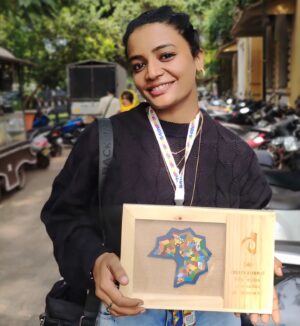 Arya Salim Instagram - This year @iffi 😍
Proud moments for me 
With @prakkatmartin 🥰

I so grateful to this universe ❤️

#style #happy #photo #life #nature #insta #cute #viral #likesforlike #model #music #travel #memes #explorepage #liker #girl #explore #selfie #india #beauty #aaryasalim #lfl #trending #likeback #following #loveyourself #lifestyle #tiktok #photoshoot #photographer