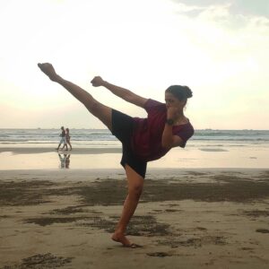 Arya Salim Instagram - I am just a noob not a pro it's been one year I am trying to get this posture and movements and still I am  continuing.....to reach my goals 
Pc @prajeesh.chandran.31

#kickboxing
@jeffrincharleskj
@aryasalimofficial

@lokesh.kanagaraj incase in search of any charector!!☺️ 
#roundhousekick  #photography #fitnessgirl #goals #yoga #happy #wellness #photooftheday #inspiration #nutrition #trending #instafit #cardio #strong #minnalmurali⚡️⚡️ #beauty #fitnessaddict #running #strength #beautiful #style #healthyfood #picoftheday #diet #abs #workoutmotivation #fitlife #food #sports