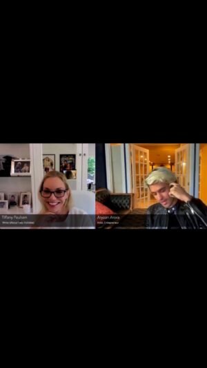 Aryaan Arora Instagram - An honor talking to @thetiffanypaulsen about her recent release and much more. Check out  #AboutFateMovie on digital and select theaters. Full podcast coming soon