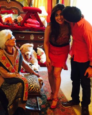 Aryaan Arora Instagram - The ones who I am nothing without. Love you so much. Happy Mother’s Day! ❤️💙 @_amira.arora