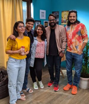 Ashish Shakya Instagram - We look like the cast of a cancelled Bindass TV sitcom. Something called Yaari Dosti Aur Bawaal. Why was it cancelled? Because it was called Yaari Dosti Aur Bawaal.