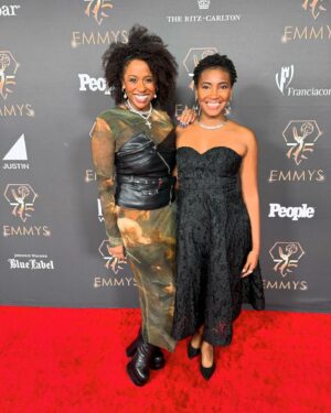 Ashleigh Morghan Instagram - ✨So grateful to be a member of the @televisionacad ! I had so much fun last night celebrating the Emmy nominees with my peers. Thank you @kmax18 to being my plus oneee! 

So looking forward to when I can attend the Emmy's as a nominee!! To dreaming, believing, and trusting. ❤️ 

Keep creating my friends!