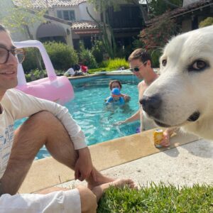 Ashley Bell Instagram - Happy national dog day to my #1 floof!!! She’s always got eyes on me!! She kind of communicates with vibes. She can always read my mind. She won’t do things that don’t make sense and I really appreciate that. And she’s turned my home into her mountain 🏔️ to protect which is my favorite thing in the whole world. 🤍🤍 #nationaldogday #guardianangel #greatpyrenees