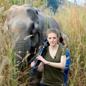 Ashley Bell Instagram - Happy World Elephant Day! I was cellularly changed after meeting an elephant in the jungle. Their jungle, doing their thing, breathing their air, with no one to stop them. Under @lek_chailert guise so the elephants were safe, and the people were too. Some pics and video from Cambodia, Thailand and Kenya. Going through the airport for @loveandbananasmovie security would not manually check the film so they put it through the X-ray. At the time I was in a sheer panic but now my favorite part of these pictures are the white blobs. 🐘 #worldelephantday #saveelephants #asianelephant #africanelephant #shootonfilm