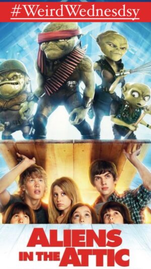 Ashley Boettcher Instagram - Aliens in the Attic • This #WeirdWednesday we talk about #AliensInTheAttic!! What was it like working with #AustinButler and #AshleyTisdale? How did they animate the aliens?? Tune in as I answer those questions and many more!!
