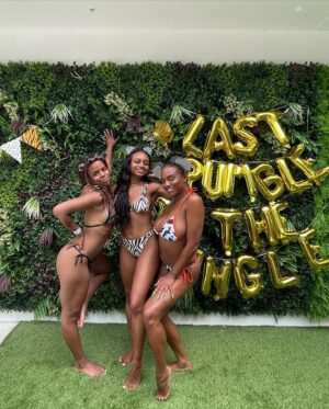Ashley Calloway Instagram - All I Can Say Is….TURN MY BRIDE UP👰🏾💃🏾💃🏾💕 #PRINCEssShitOnly