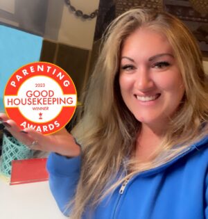 Ashley Davies Instagram - I am ecstatic to announce our commitment to creating the mealtime solution has landed us a @goodhousekeeping 2023 Best Parenting Award! It was a goal of mine from day 1 of creating @eathappygrub to be recognized by one of the golden standards for great products and now we can say we accomplished that goal! #GoodParenting #Award #EatHappyGrub #GoodHouseKeeping