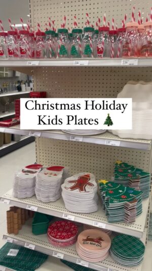 Ashley Davies Instagram - Hey Mamas! Target has done it again!🎯 Check out these adorable $3.00 Christmas plates for the kiddos. 🎄 My kids love them and they are perfect for making mealtime holiday! 🍽️ If you loved the cups from my previous reel, you’re going to adore these plates! 

#MomLife #MomInfluencer #ChristmasWithKids #TargetFinds #Target #ChristmasPlates #KidsChristmas #ChristmasForKids #ChristmasFun #ChristmasMagic #ChristmasTraditions #HolidaySeason #HolidayCheer #HolidayPreparations #MomBlogger #Mommyhood #MommyLife #MomsofInstagram #MommyBlogger #MomCommunity #MommyLove #MommyTime