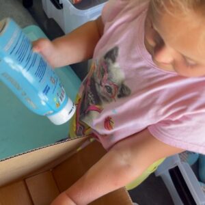 Ashley Davies Instagram - The whole family pitched in to help fulfill the @abcgma3 orders. Thank you to all who ordered and all who have continued to help support @eathappygrub on this amazing journey!! 🥰😁#EatHappyGrub #pancakes #GMA #GMA3 #fulfillment #familytime #family