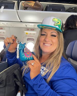 Ashley Davies Instagram - In true mom fashion, I had to snag some fun gifts for my little ones at home! This is still one of Troy's favorite hats!

#momlife #momboss #mommyhustle #momtips #momsofinstagram #travelingmom