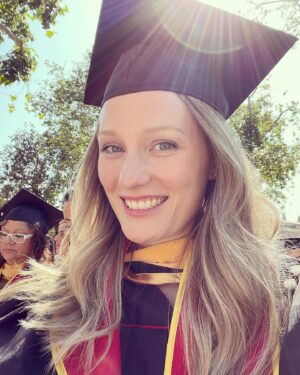 Ashley Grace Instagram - A few years ago I decided I was tired of looking at the world around me and feeling helpless. I wanted to contribute in a real way. Today I graduated with my Masters in Social Work from USC. It’s never too late to make a change, to roll up your sleeves, and to commit to being part of the solution. #fighton