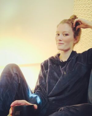 Ashley Grace Instagram - Democracy has been upheld. Marching forward to work on justice for all. Now I can breathe, drink my tea and enjoy my velvet jogging outfit in ☮️