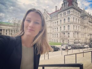 Ashley Grace Instagram - Today I’m in Albany, NY with @modelallianceny lobbying to pass the #FashionWorkersAct to bring basic protections to young models in the fashion industry, protections that could have prevented the kind of sexual assault I experienced as a model. The Fashion Workers Act is a pro-labor bill that aims to create an environment of transparency and accountability in the fashion industry.