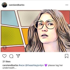 Ashley Jordyn Instagram - Love the #fanart!  Thank you!  #youngcarol #teamcarol #oitnb #oitnb6 #netflix #cblock