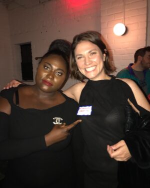Ashley Jordyn Instagram - Look who I ran into @metrographnyc for the screening of @elroyalemovie! Lovely meeting you @daniebb3 #WeStandWithChristine