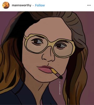 Ashley Jordyn Instagram - Thank you!  So cool!  #oitnbfanart #oitnb #netflix #youngcarol #teamcarol #caroldenning #cblock #ashleyjordyn