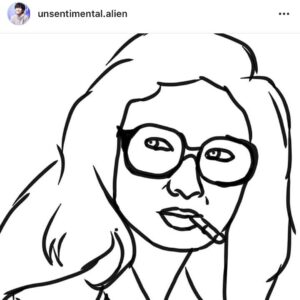 Ashley Jordyn Instagram - Edited for proper credit...thank you @unsentimental.alien  This #fanart is amazing!  #oitnb #oitnb6 #youngcarol #teamcarol #netflix #cblock