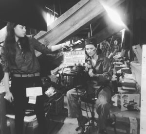 Ashley Jordyn Instagram - Abandon All Hope. #abandonallhopetheseries #bts #comingsoon #ashleyjordyn @thetommybuck @carolinemarikofilms