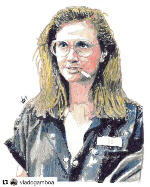 Ashley Jordyn Instagram - So cool!  Thank you! #oitnb #fanart #youngcarol #teamcarol #cblock #ashleyjordyn