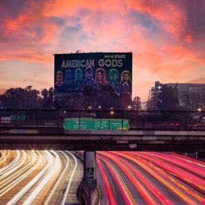Ashley Reyes Instagram - What an honor to be watching over Los Angeles along with these Gods. I don’t think I’ll ever get over this. Every time I look at it I grab my face and giggle like a fool. Episode 2 out tonight in the US at 8 PM on @starz and tomorrow internationally on @amazonprimevideo. I promise their truly beautiful work this season won’t disappoint. 

Thank you @jamesdimmock for this insane photo!! @starzpr