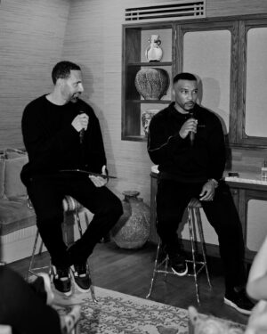 Ashley Walters Instagram - Great night @pavilion.club with @rioferdy5 talking all things life 🙏🏾