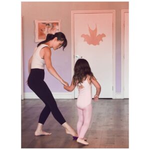 Ashlynn Yennie Instagram - 🩰✨My Tiny Dancer 🩰✨ Viv had her first ballet class this morning and she loved every minute of it! She twirled, glided, galloped and my mama heart couldn’t be happier! I wasn’t sure if she would be ready but she did so well! This was definitely a special moment for me. As I took off her high top and slid her tiny foot into her ballet slipper it took me back to the moment when I was pregnant and found out I was having a girl. I dreamt of taking her to ballet class. She listened, tried new things and followed directions right along with the other little dancers. I love her little spirit so much and could not be more proud 😭🩰✨