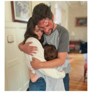Ashlynn Yennie Instagram - The Thorpes 🎥👨‍👩‍👦 That’s A Wrap! Can’t wait for you all to meet this little family. These two gents are just the best @damianmaffei & @thomasparobek #THEYWATCH #ISEEYOU