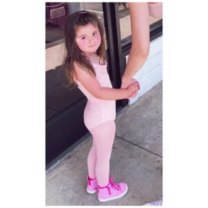 Ashlynn Yennie Instagram - 🩰✨My Tiny Dancer 🩰✨ Viv had her first ballet class this morning and she loved every minute of it! She twirled, glided, galloped and my mama heart couldn’t be happier! I wasn’t sure if she would be ready but she did so well! This was definitely a special moment for me. As I took off her high top and slid her tiny foot into her ballet slipper it took me back to the moment when I was pregnant and found out I was having a girl. I dreamt of taking her to ballet class. She listened, tried new things and followed directions right along with the other little dancers. I love her little spirit so much and could not be more proud 😭🩰✨