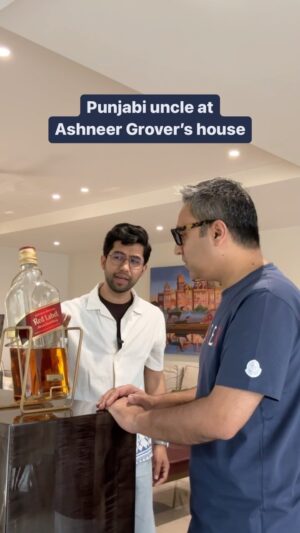 Ashneer Grover Instagram - Sharaab ho ya chaaye, Red Label par inki nazar zarur rehti hai. 

#punjabi #punjabivideos #punjabistatus #ashneergrover