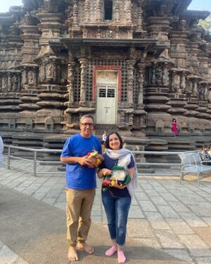 Ashneer Grover Instagram - Shri Mahalaxmi Ambabai Temple in Kolhapur - Maharashtra ! Ancient, calm and divine.
