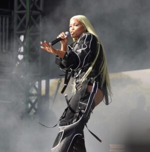 Ashton Michael Instagram - 🐾 EVE 🐾 
.
Whos that girllllll !?!? ….@therealeve Performing in custom Ashton Michael harness bomber , corset & chaps at “cross the tracks” festival in UK . 
.
Styled by @aleherself 
.
.
#ashtonmichael #therealeve #eve