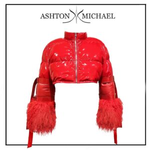 Ashton Michael Instagram - 🤍❤️🖤KEYSHIA 🖤❤️🤍
.
Keyshia Cole performing on her “Love Hard “ tour in custom version of Ashton Michael #punktsugicollection  patent / Mongolian fur bondage puffers . 
:
Styled by @aleherself 
Makeup by @upscale_artistry 
.

.
#ashtonmichael #keyshiacole #lovehardtour