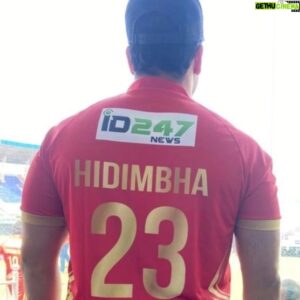 Ashwin Babu Instagram - With #Hidimbha Jersey For 
Vasavi Telugu Warriors Vs Chennai Rhinos LIVE at 2:30 PM Today 

@cclt20
@teluguwarriors
#celebritycricketleague2023 
#ccl #ccl2023 #cricket